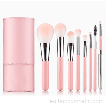 Set de 8 cepillos de pelo sintético vegano makuep